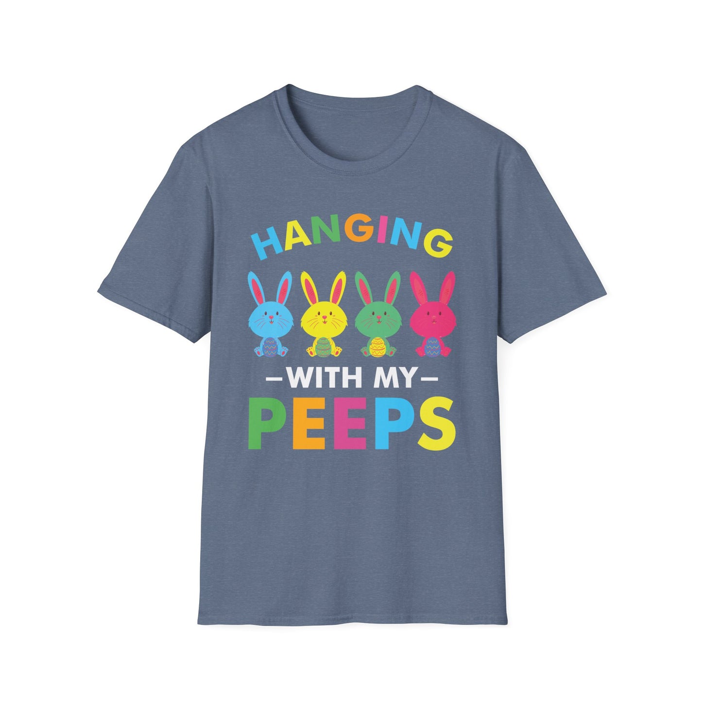 Funny Hangin with My Peeps Marshmallow Cute Happy Easter T-Shirt