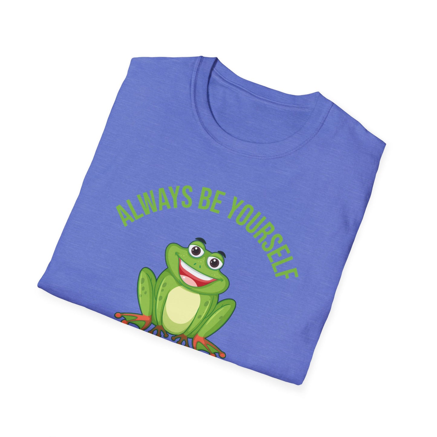 Frog Always Be Yourself Retro Vintage Men Women Amphibian T-Shirt