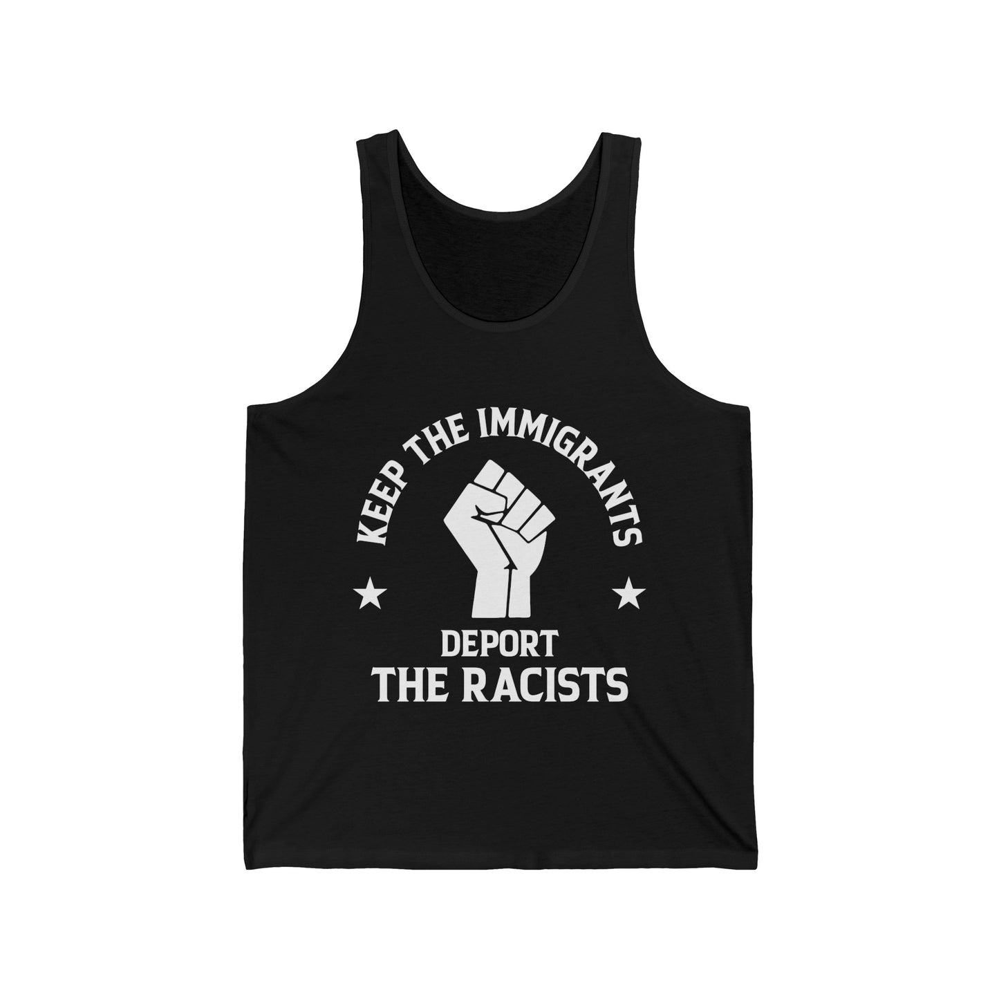 Anti Racism Keep The Immigrants Deport The Racists African American Tank Tops