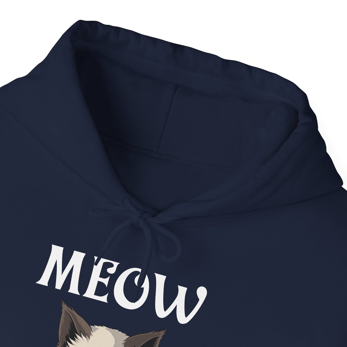 Meowstache Cat Mustache Moustache Beard Bearded Kitten Lovers Hoodie For Men Women Hoodie