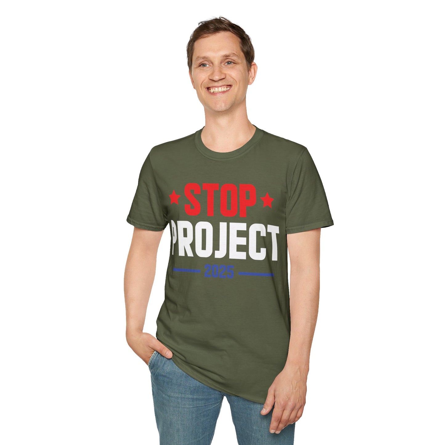 Stop Project 2025 T-Shirt For Women Men T-Shirt