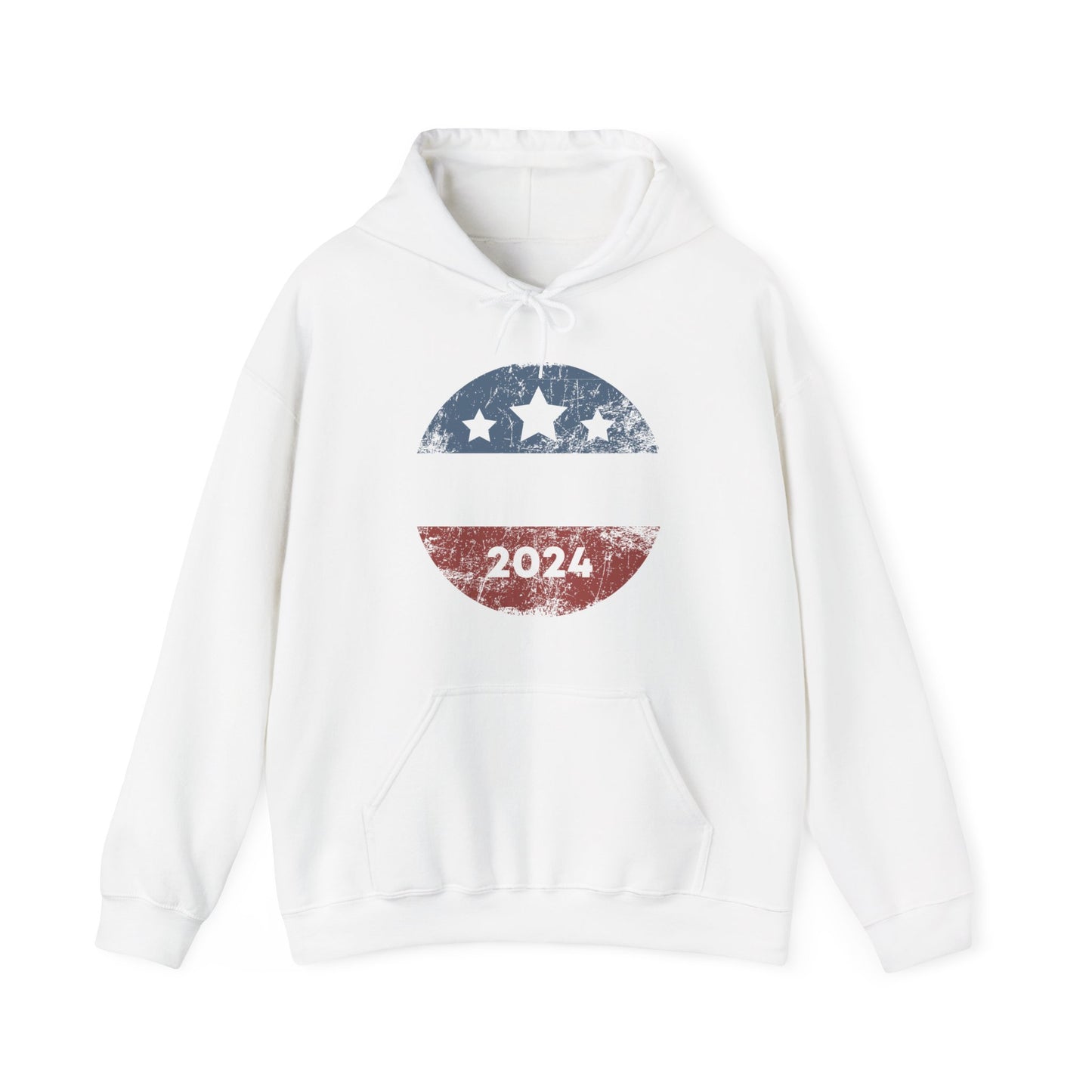 Trump 2024 Retro Campaign Button Re Elect President Trump Hoodie For Men Women Hoodie