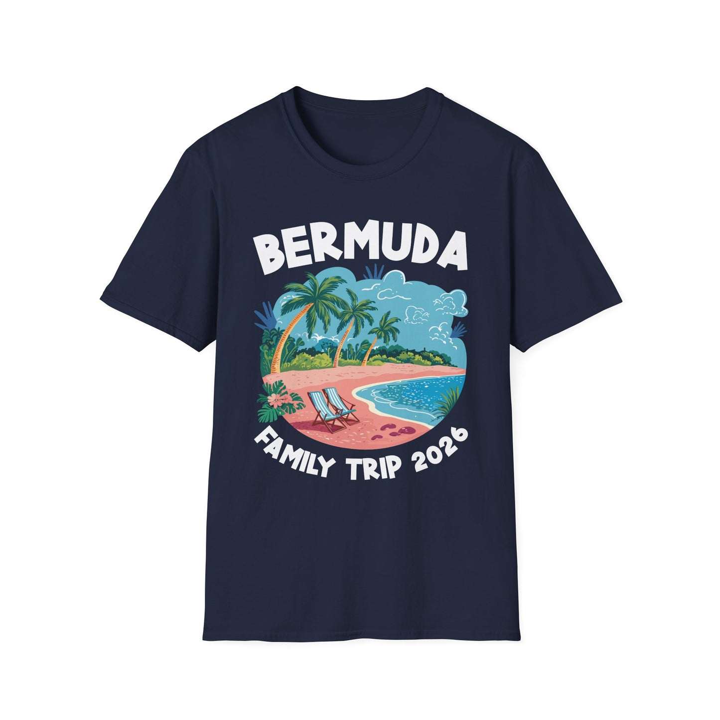 Family Cruise Bermuda 2026 Summer Trip Matching Vacation 2026 T-Shirt For Men Women