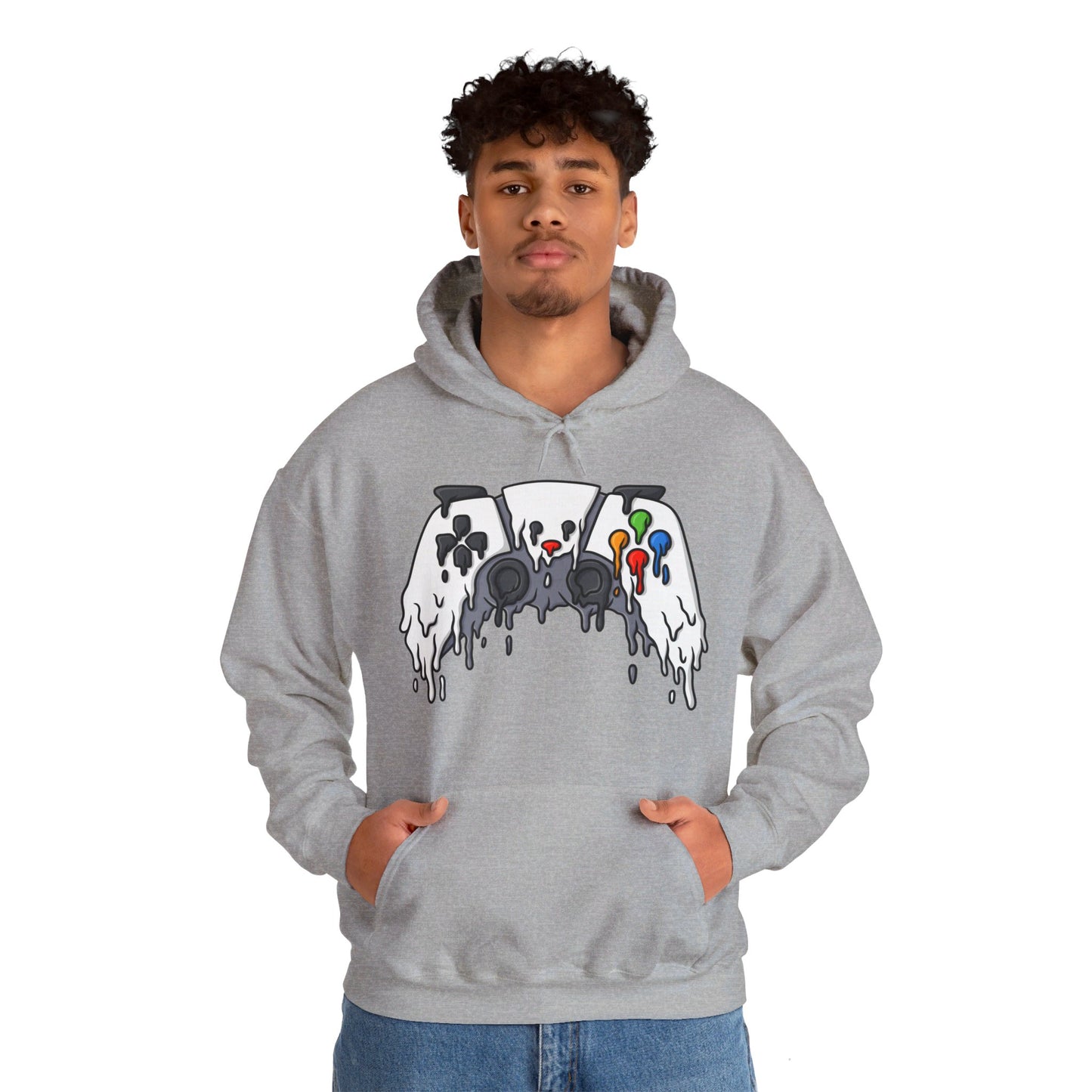 Melting Gaming Console Halloween Gaming Controller Hoodie For Gamers