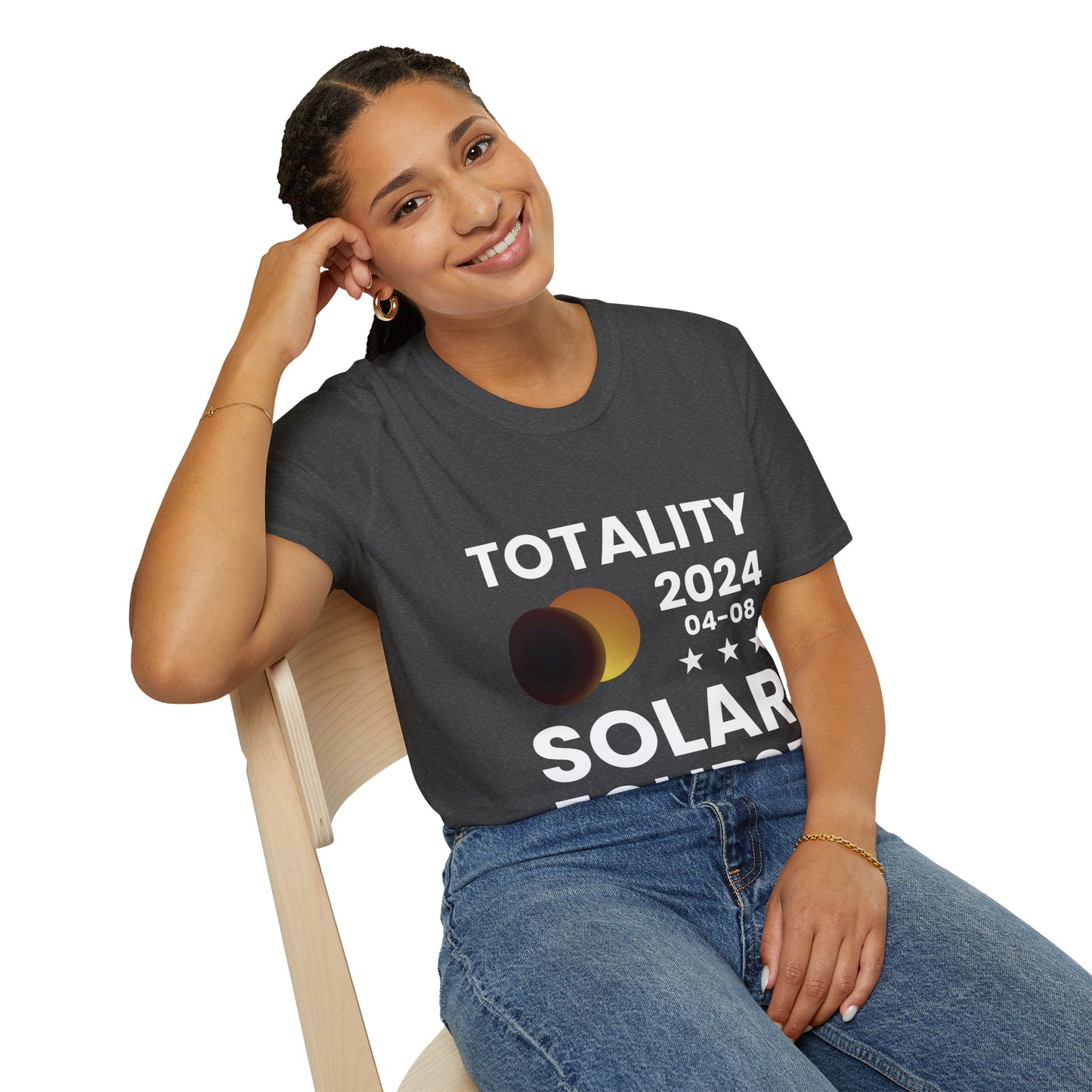 Totality Solar Eclipse 2024 America Retro Total Eclipse T-Shirt For Men Women T-Shirt