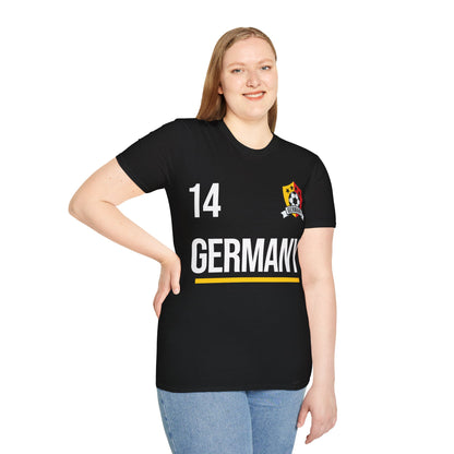 Germany Soccer Jersey Tee Flag Football Champions 2014 Gift T-Shirt