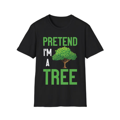 Funny Pretend I’m a Tree Tree Lazy Costume T-Shirt For Men Women