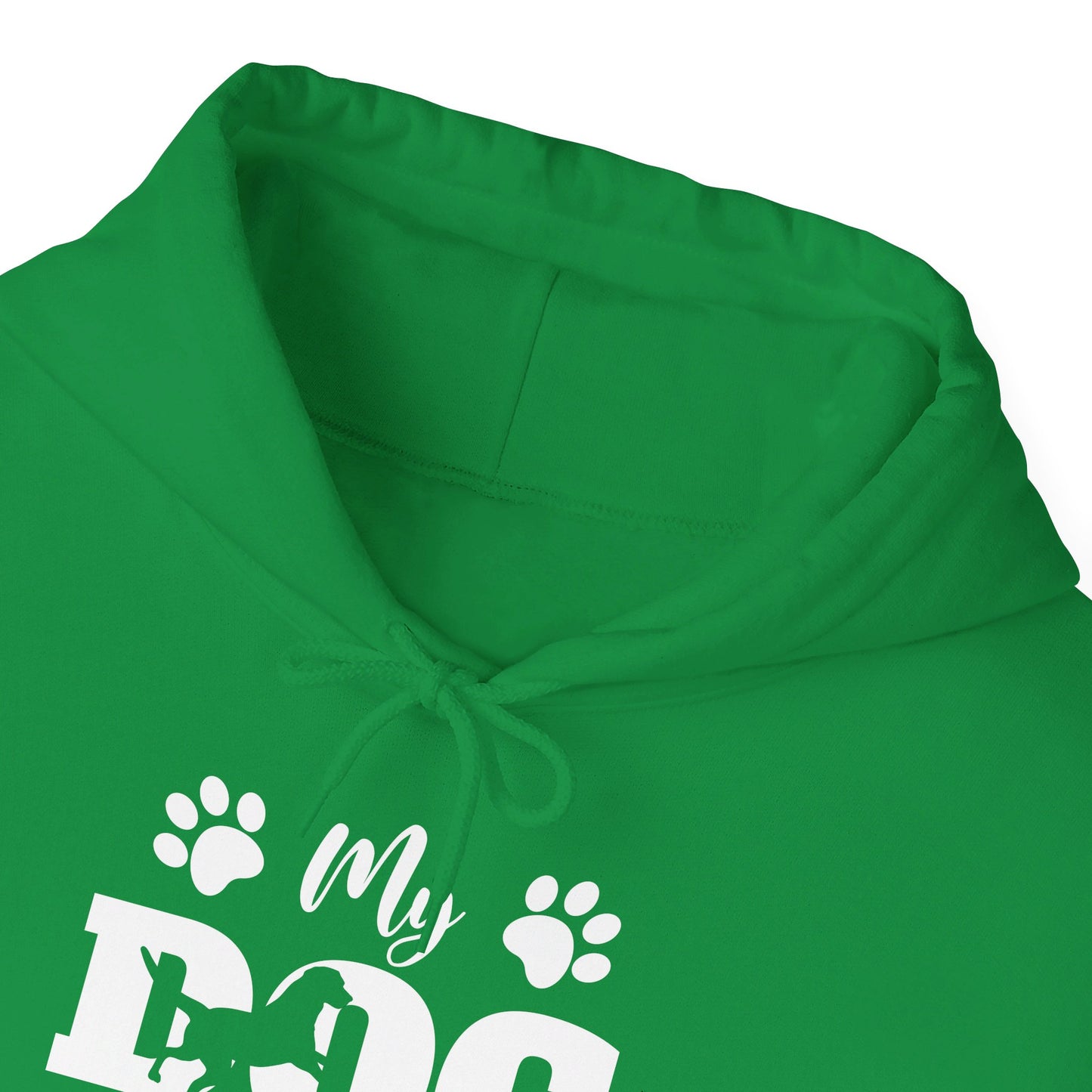 Funny My Dog is My Valentine Dog Lovers Hoodie For Men Women Hoodie