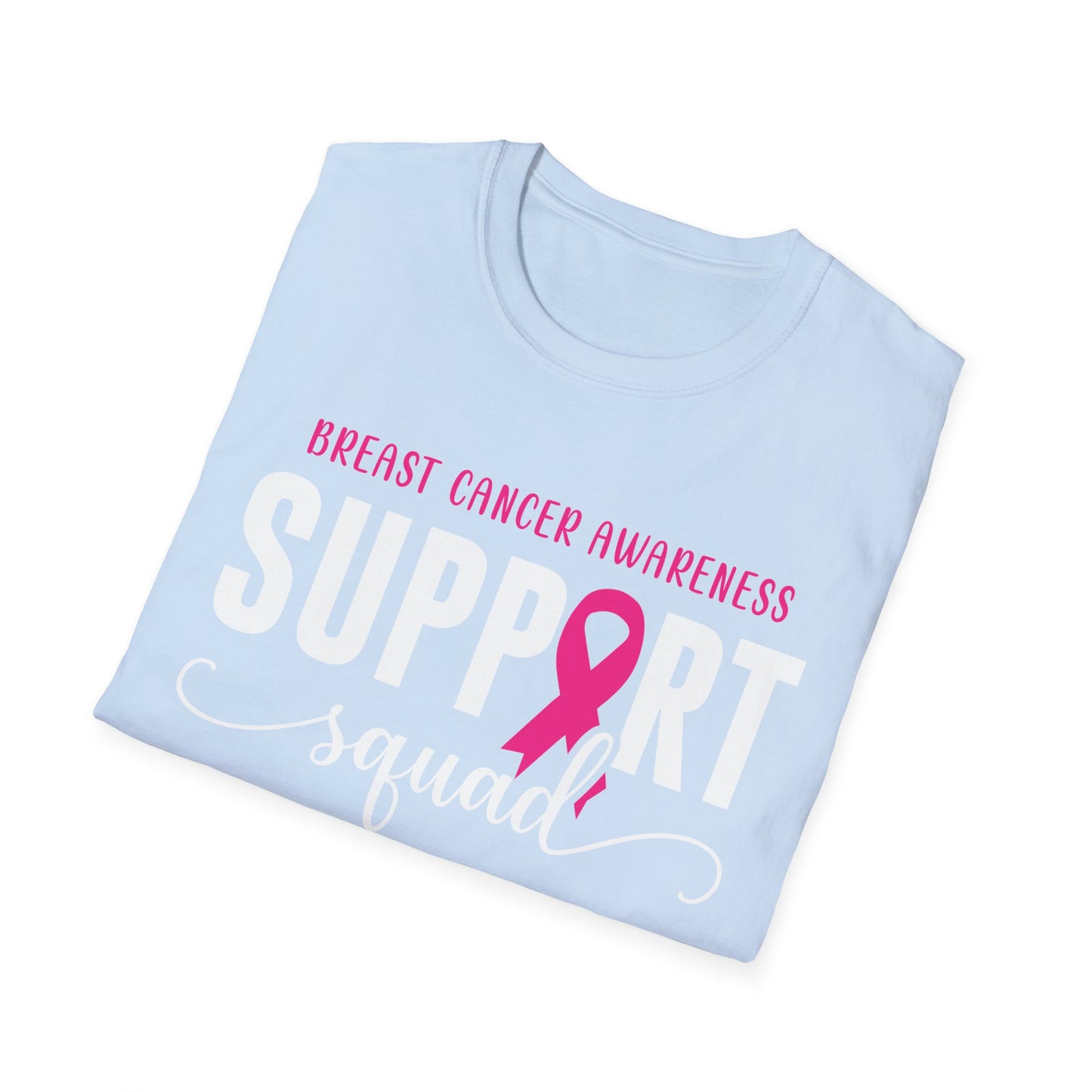 Breast Cancer Shirts Support Squad Tee Breast Cancer Awareness T-Shirt For Men Women