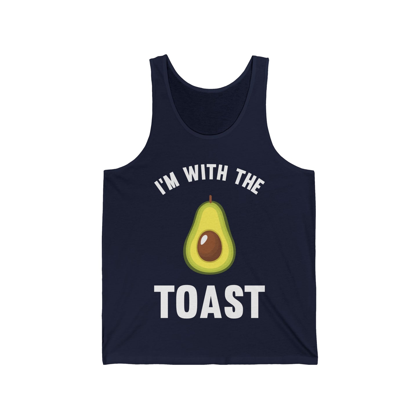 Funny I Am with The Toast Avocado Halloween Costume Tank Tops Men Women