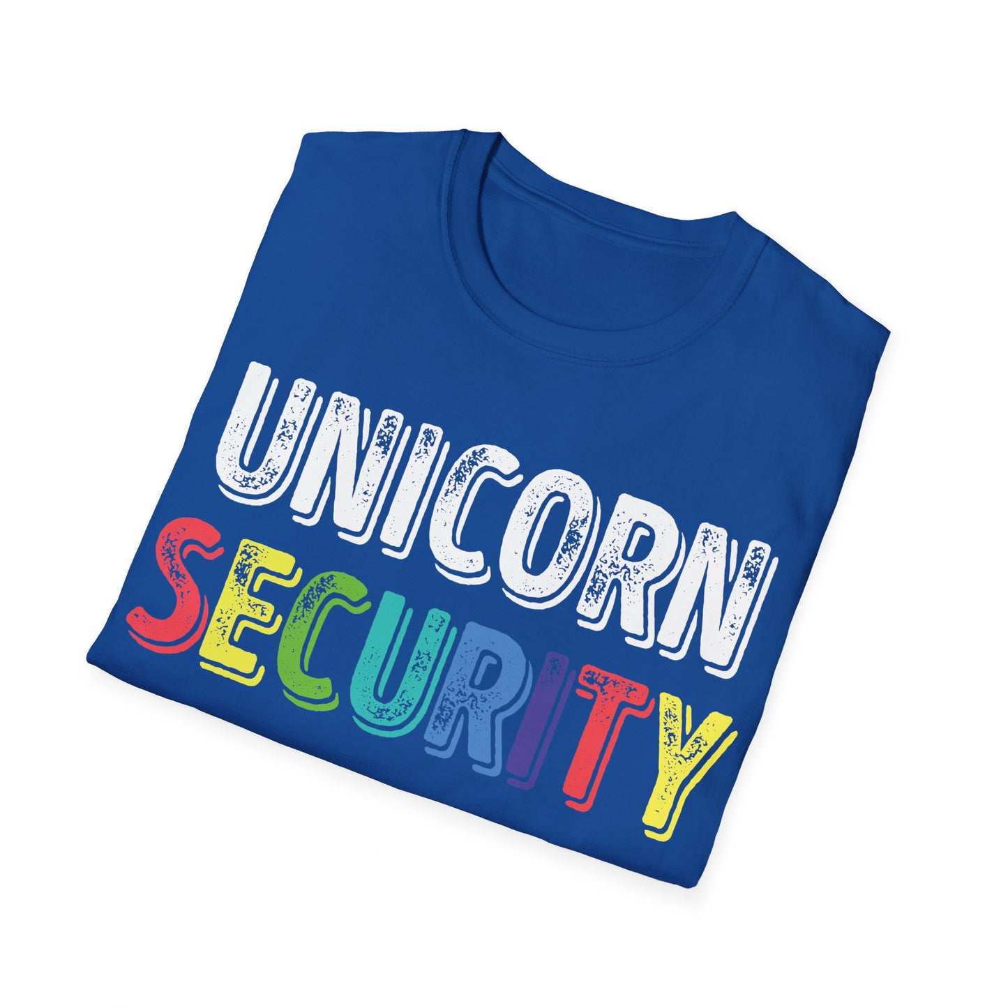 Funny Unicorn Security Costume Police T-Shirt Men Women Kids