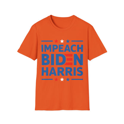 Mens Impeach Biden Harris Anti-Biden Election Funny Political T-Shirt Men Women