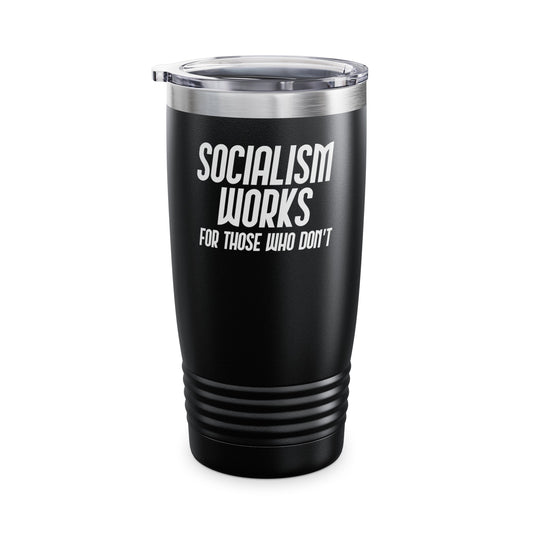 Anti Communism Entrepreneur Capitalist Gift Anti-Socialism Workaholic Tumbler