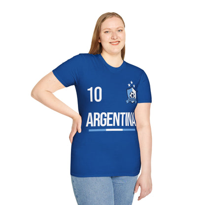 Argentina Soccer Tee Flag Football Champ 2022 Gift 2026 T-Shirt