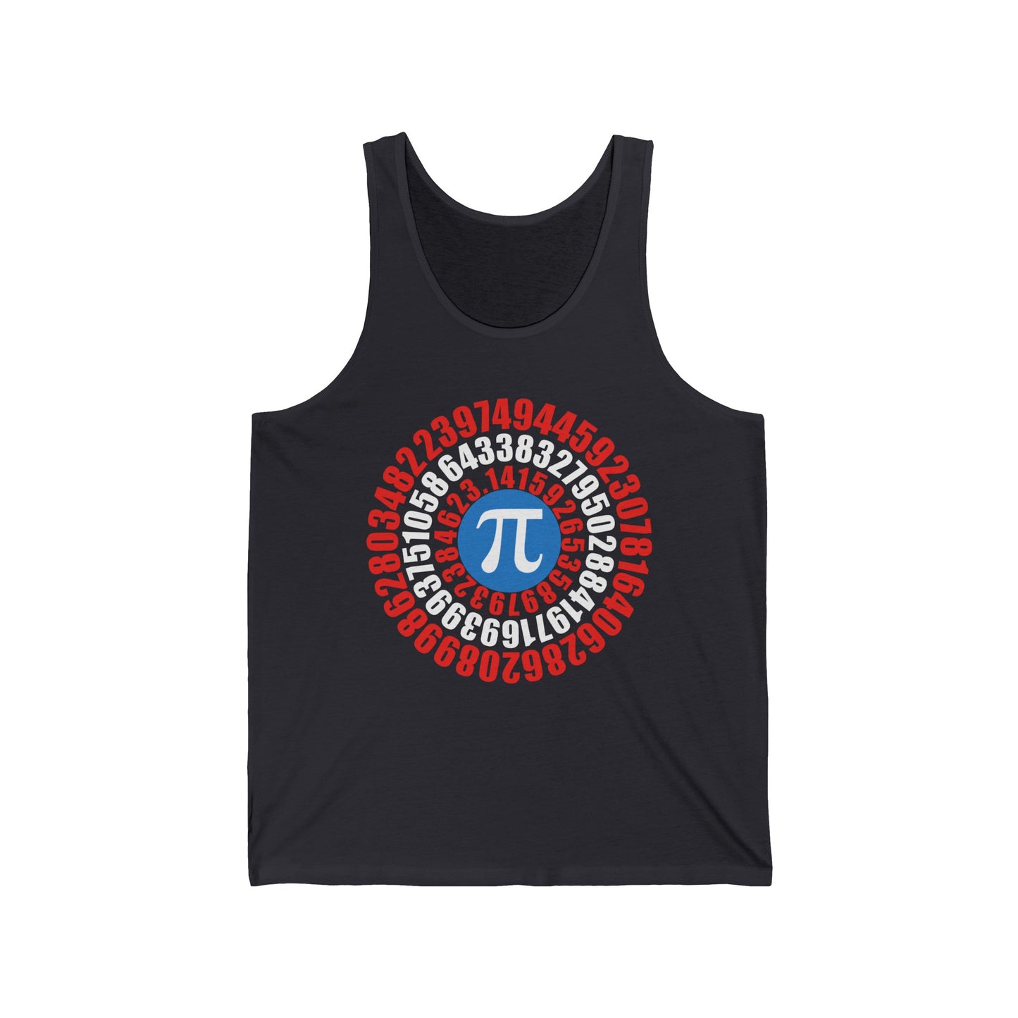 Funny Captain Pi 3.14 Pi Day Superhero Nerdy Geeky Superhero Geek Math Student Tank Tops