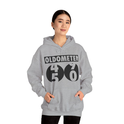 Funny Oldometer Odometer 50th Birthday Gift 50 yrs Old Joke Hoodie For Men Women Hoodie