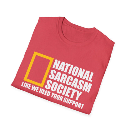 Funny National Sarcasm Society Sarcastic Shirt Tshirt Men Women