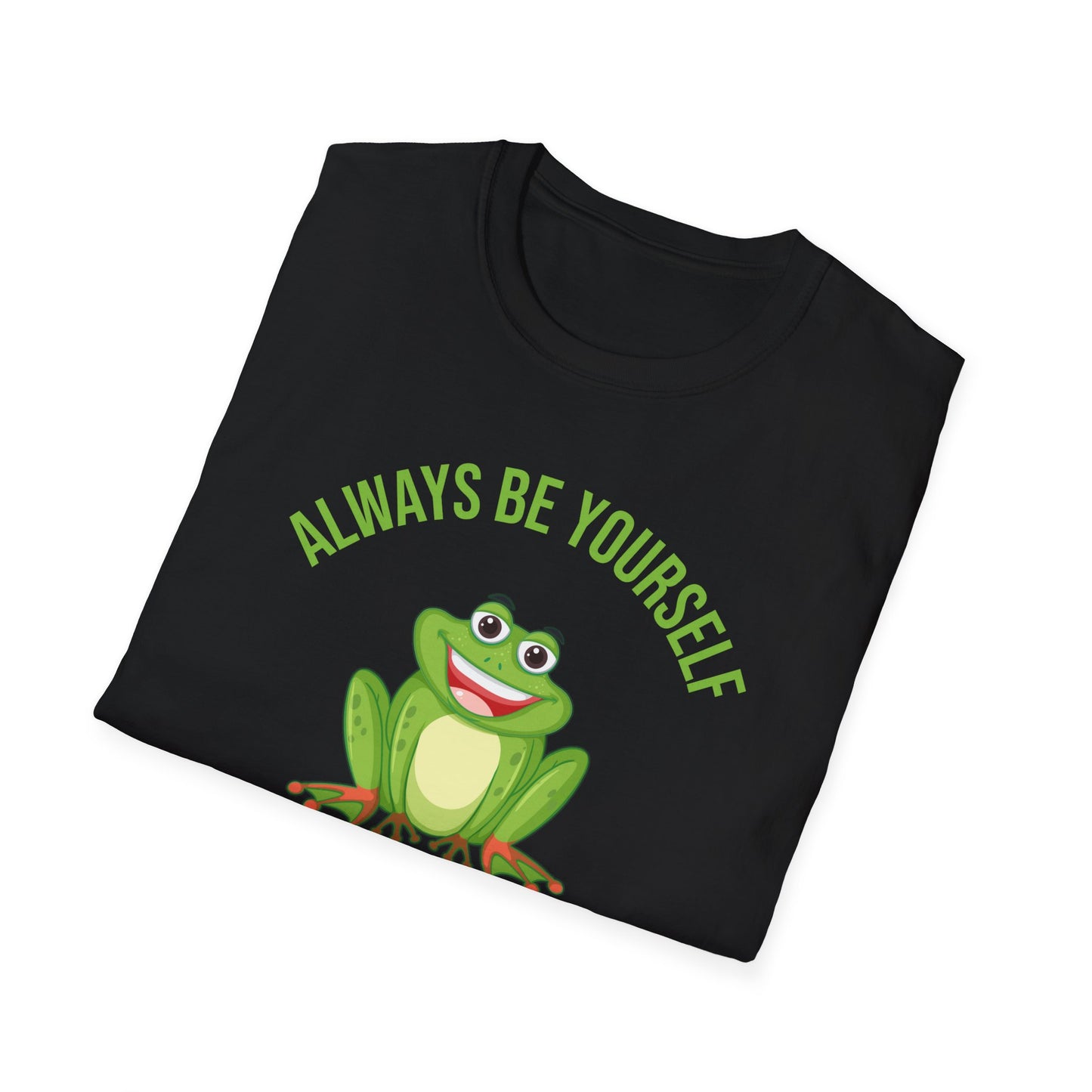 Frog Always Be Yourself Retro Vintage Men Women Amphibian T-Shirt