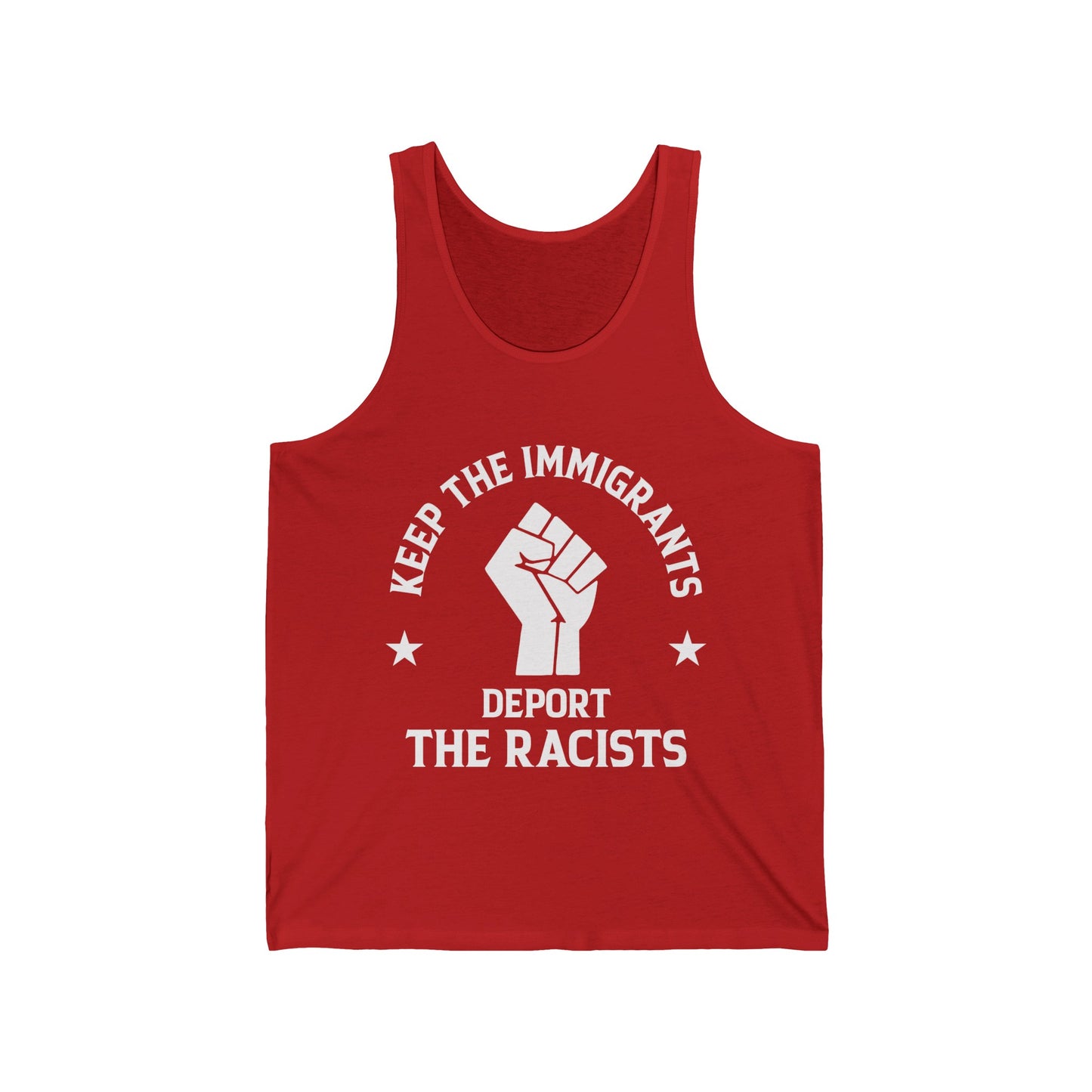 Anti Racism Keep The Immigrants Deport The Racists African American Tank Tops