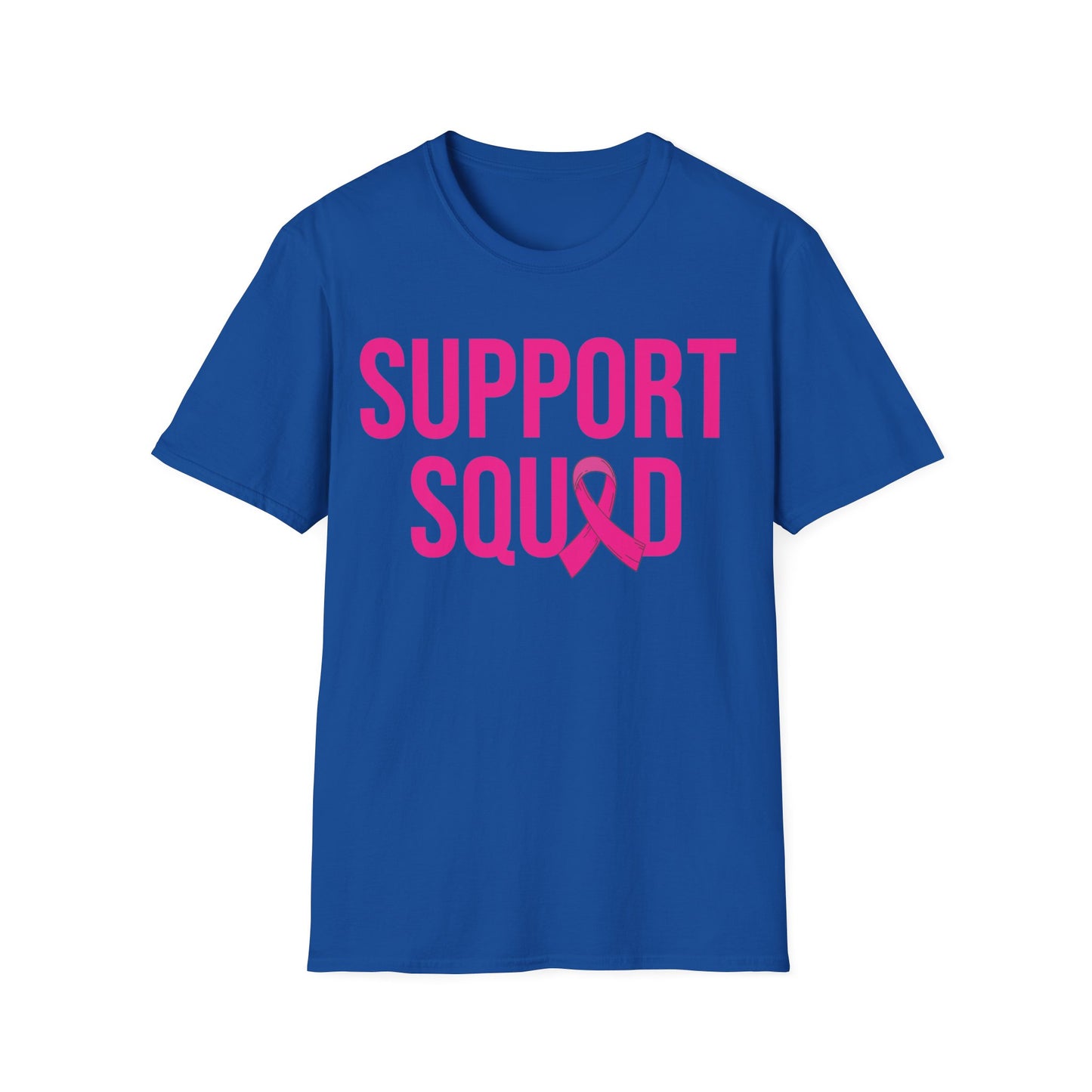 Support Squad Breast Cancer Warrior Awareness October Pink T-Shirt