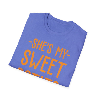 Funny Shes My Sweet Potato T-Shirt I YAM Couples Matching Shirt Tshirt Men Women