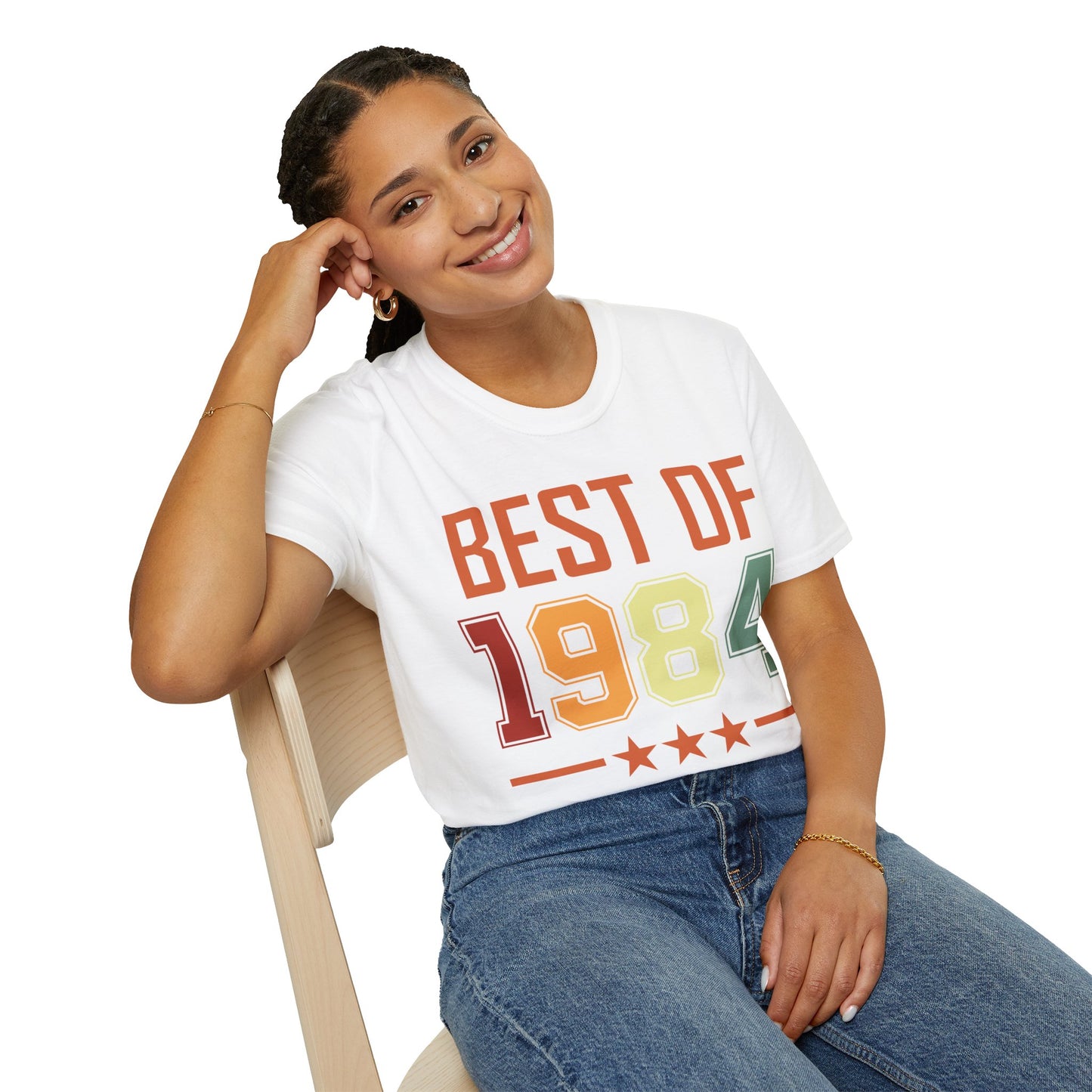 Funny Vintage Best of 1984 40 Year Old Gift 40th Birthday T-Shirt For Men Women T-Shirt