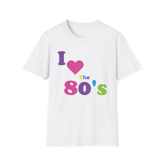 Women I Love The 80s Shirt Disco 80s Costumes Retro T-Shirt