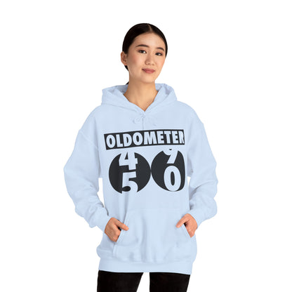 Funny Oldometer Odometer 50th Birthday Gift 50 yrs Old Joke Hoodie For Men Women Hoodie