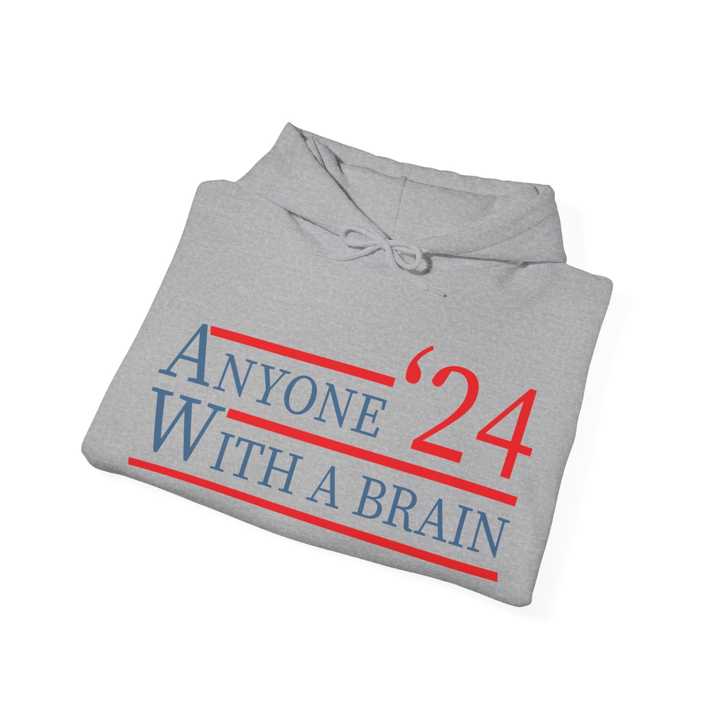 Anyone With A Brain 2024 Funny Presidential Election Hoodie For Men Women Hoodie