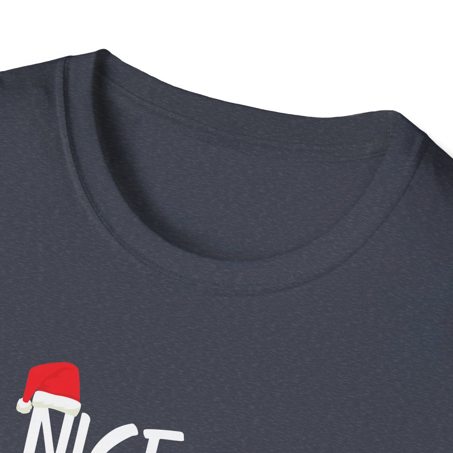 Nice Naughty Innocent Until Proven Guilty Christmas List Funny T-Shirt