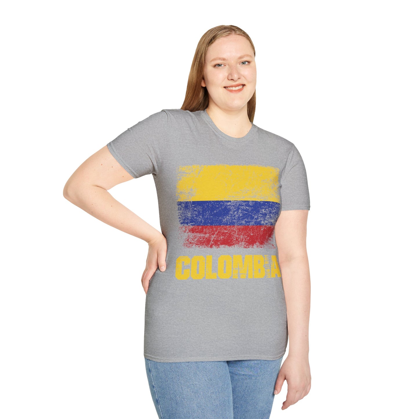 Colombia Columbian Flag Outfit T-Shirt For Men Women T-Shirt