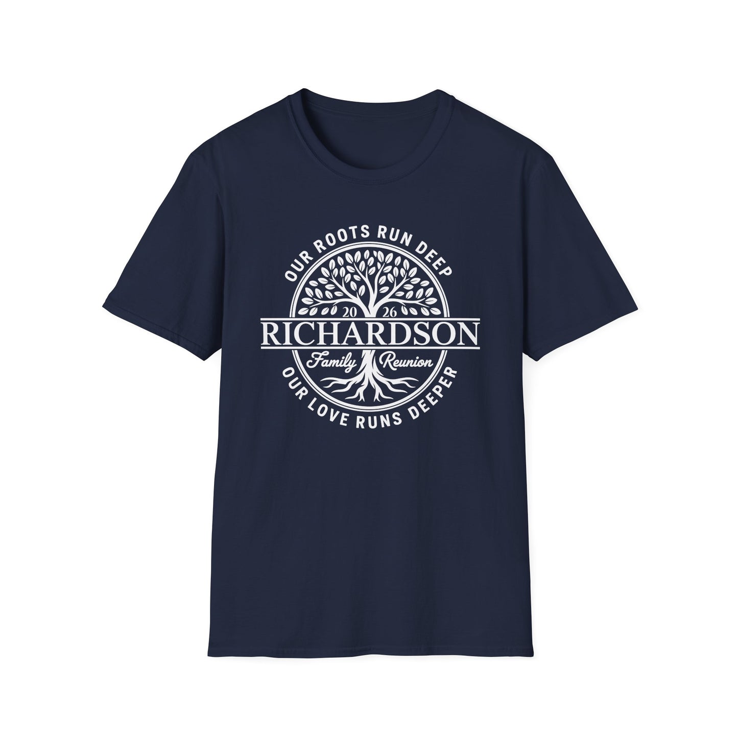 Personalized Richardson Family Reunion Our Roots Run Deep T-Shirt For Men Women