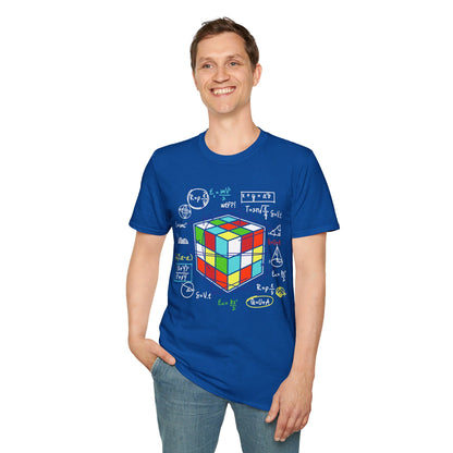 Melting Cube Speed Cubing Math Vintage Puzzle Youth Gifts T-Shirt