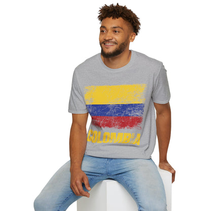 Colombia Columbian Flag Outfit T-Shirt For Men Women T-Shirt