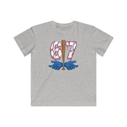 Baseball 67 Six Seven Funny Gen Alpha Meme Drip T-Shirt