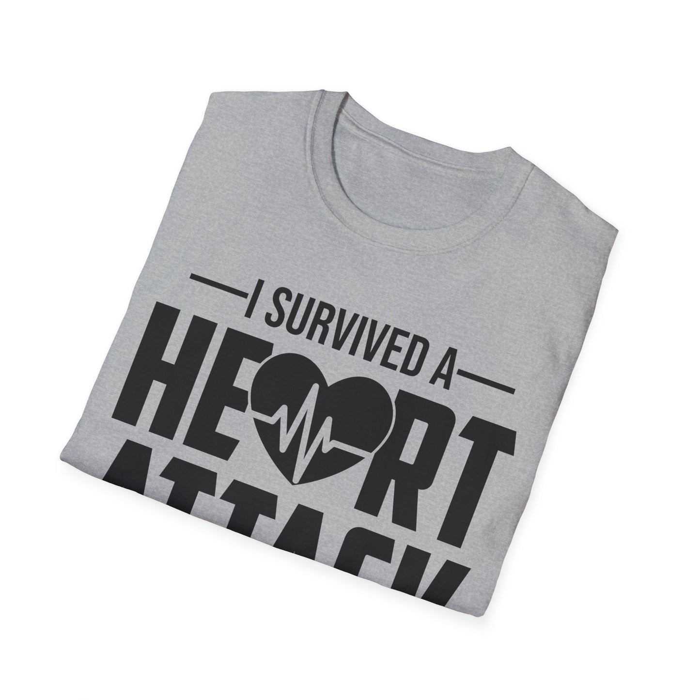 I Survived A Heart Attack Heart Attack Survivor Infarct Funny Superpower T-Shirt