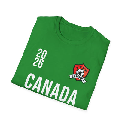 Canada Soccer Tee Flag Football Shirt Gift 2026 T-Shirt
