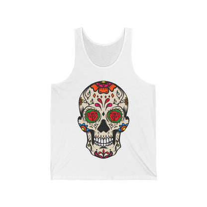 Sugar Skull Dia De Los Muertos Costume Halloween Day Of Dead Tank Top