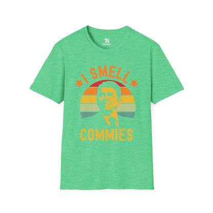 Funny Ronald Reagan I Smell Commies Political Humor Reagan President T-Shirt