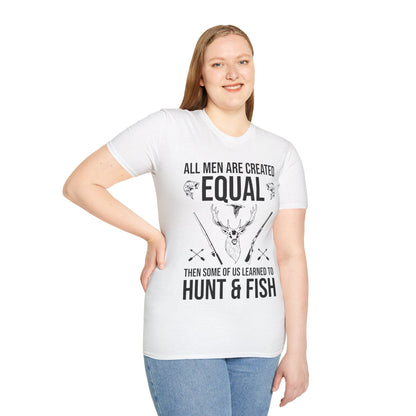 Funny Hunting Some Of Us Learned To Hunt & Fish Gift T-Shirt