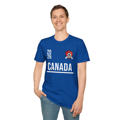 Canada Soccer Tee Flag Football Shirt Gift 2026 T-Shirt
