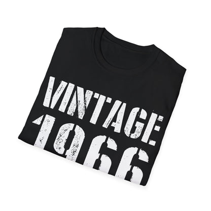 Funny Vintage 1966 60th Birthday Gifts 60 Year Old T-Shirt For Men Women