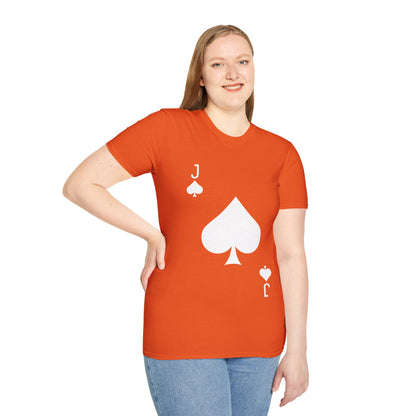 Jack of Spades Deck of Cards Halloween Costume  T-Shirt For Men