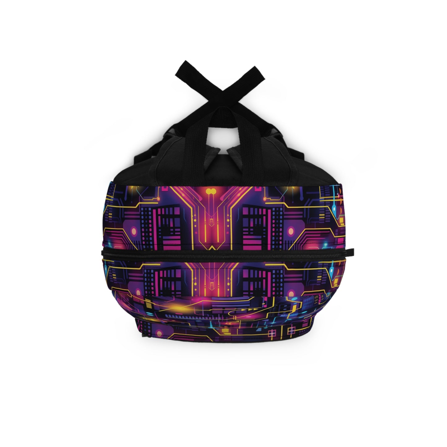 Cyberpunk Neon Vibran Pattern Backpacks for Men Women Kids School Travel, Capacity School Backpacks