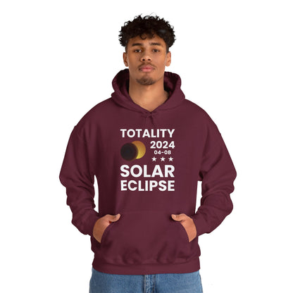 Totality Solar Eclipse 2024 America Retro Total Eclipse Hoodie For Men Women Hoodie