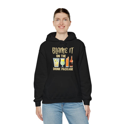 Blame It On The Drink Package Funny Cruise Hoodie For Men Women Hoodie