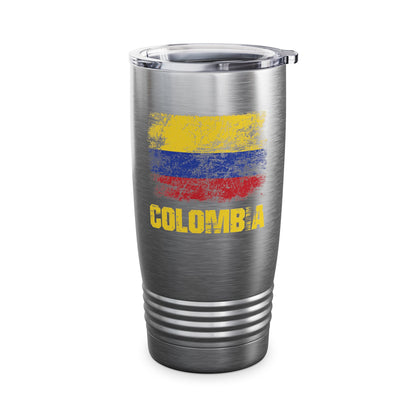 Colombia Columbian Flag Outfit Tumbler For Men Women Tumbler