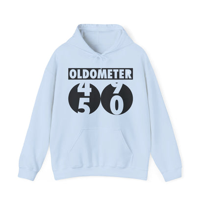 Funny Oldometer Odometer 50th Birthday Gift 50 yrs Old Joke Hoodie For Men Women Hoodie
