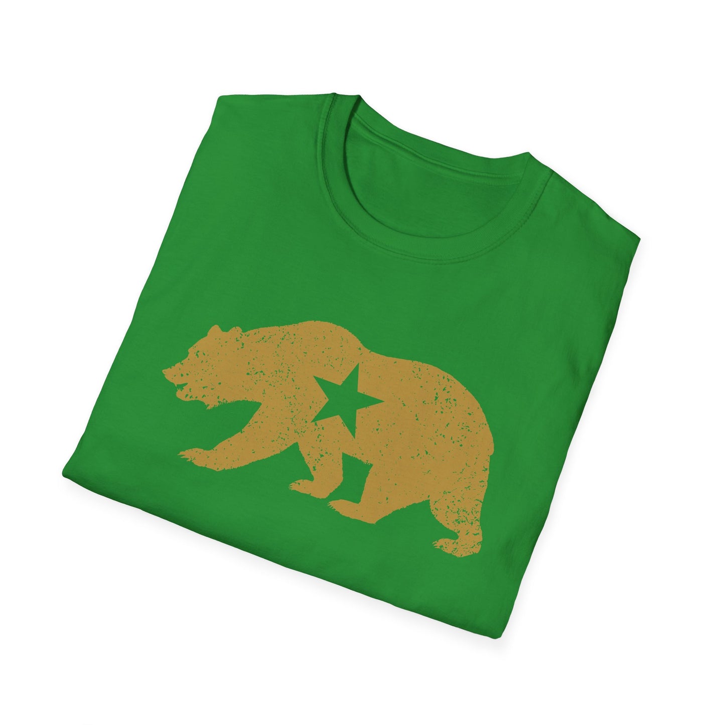 California Golden State Bear Vintage Distressed Graphic T-Shirt