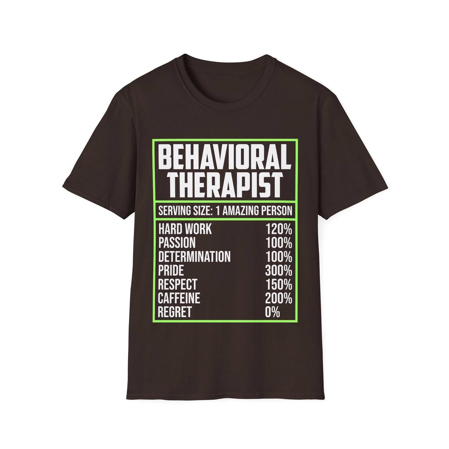 Behavioral Therapist Facts Analyst Behavior Tech SPED Teacher Autism T-Shirt